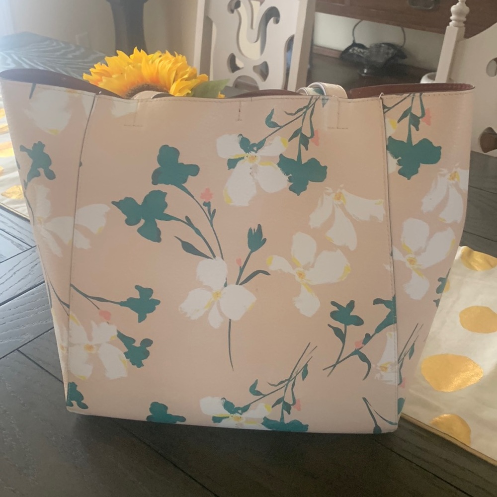 Flower print tote from Target.